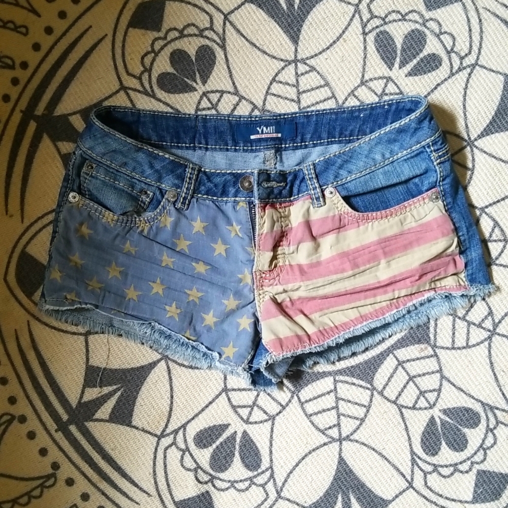 Vintage Americana Denim Short Shorts
